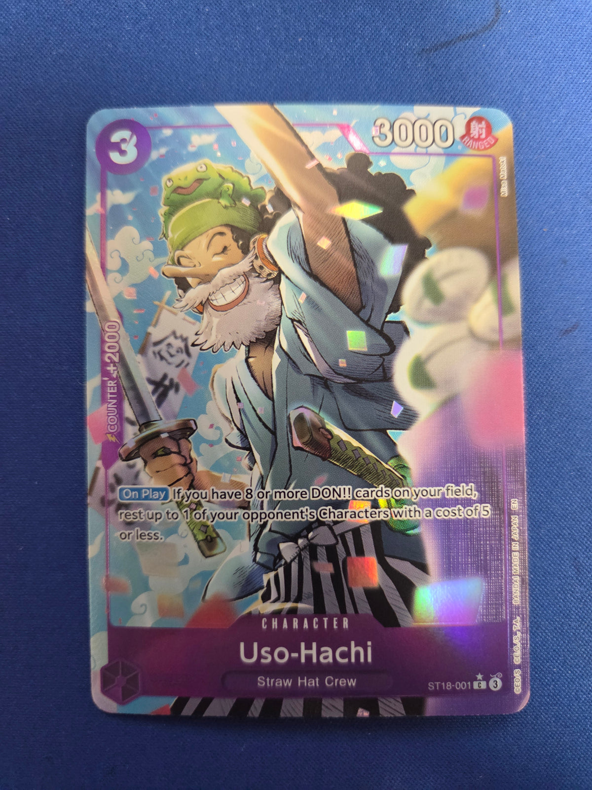 Uso-Hachi (Alternate Art) (ST18-001) - Premium Booster -The Best- Vol. 2 Foil (Cabinet-NM)