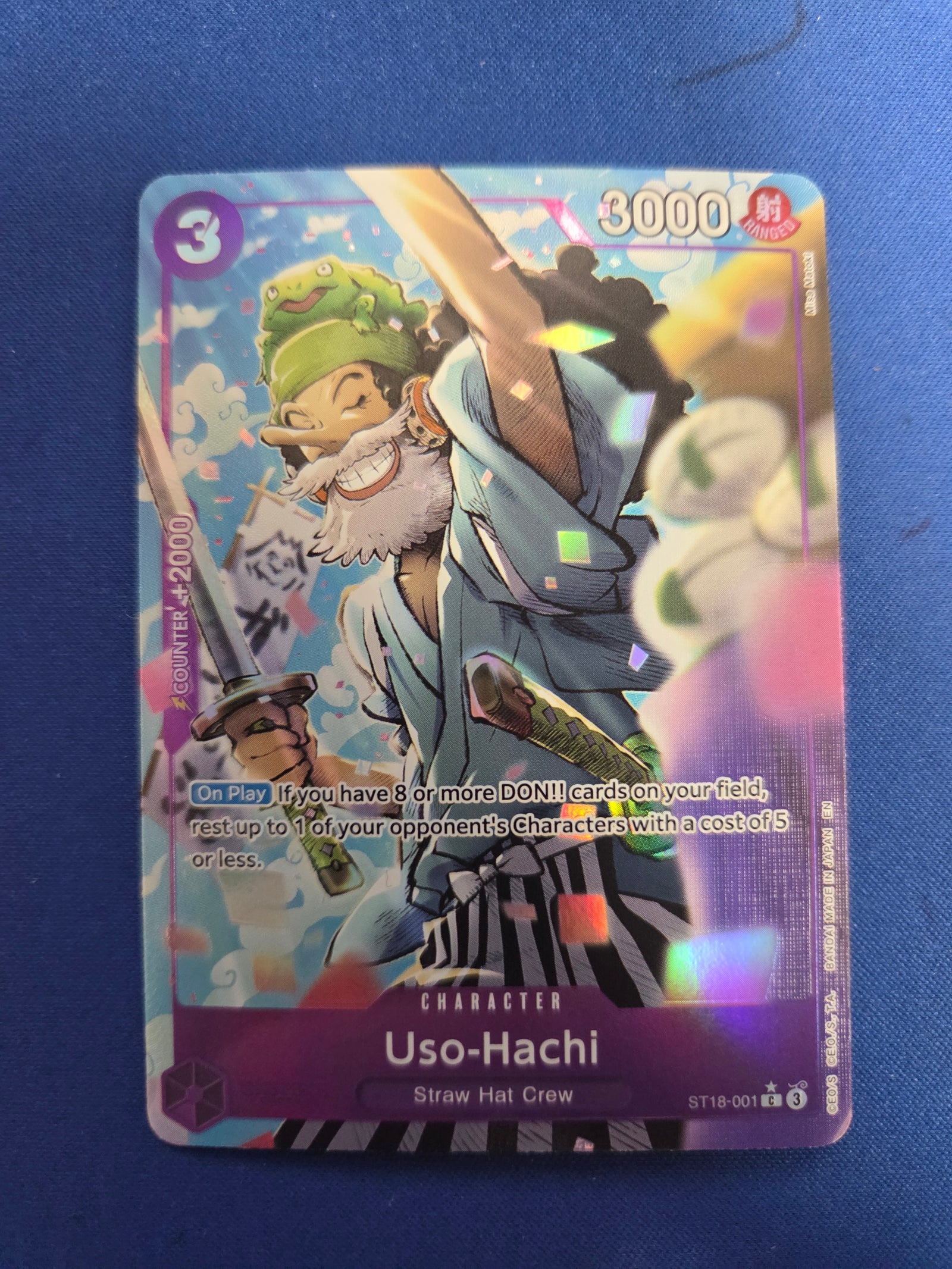 Uso-Hachi (Alternate Art) (ST18-001) - Premium Booster -The Best- Vol. 2 Foil (Cabinet-NM)