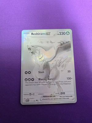 Reshiram ex - 173/086 (173) Black White Rare Holofoil (Cabinet-NM)