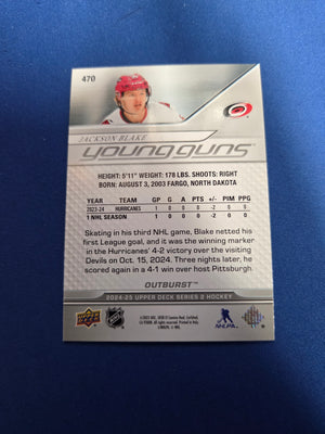 Jackson Blake #470 Outburst Young Guns (Cabinet-NM)