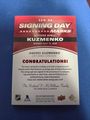Andrei Kuzmenko #SDM-AK Signing Day (Cabinet-NM)