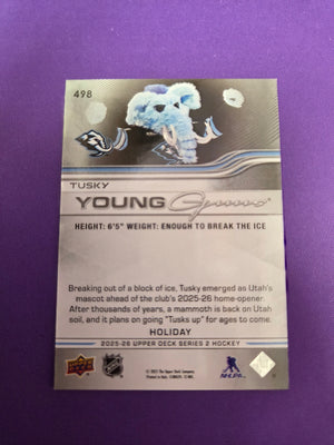 Tusky (Holiday) Young Guns #498  (cabinet-NM)