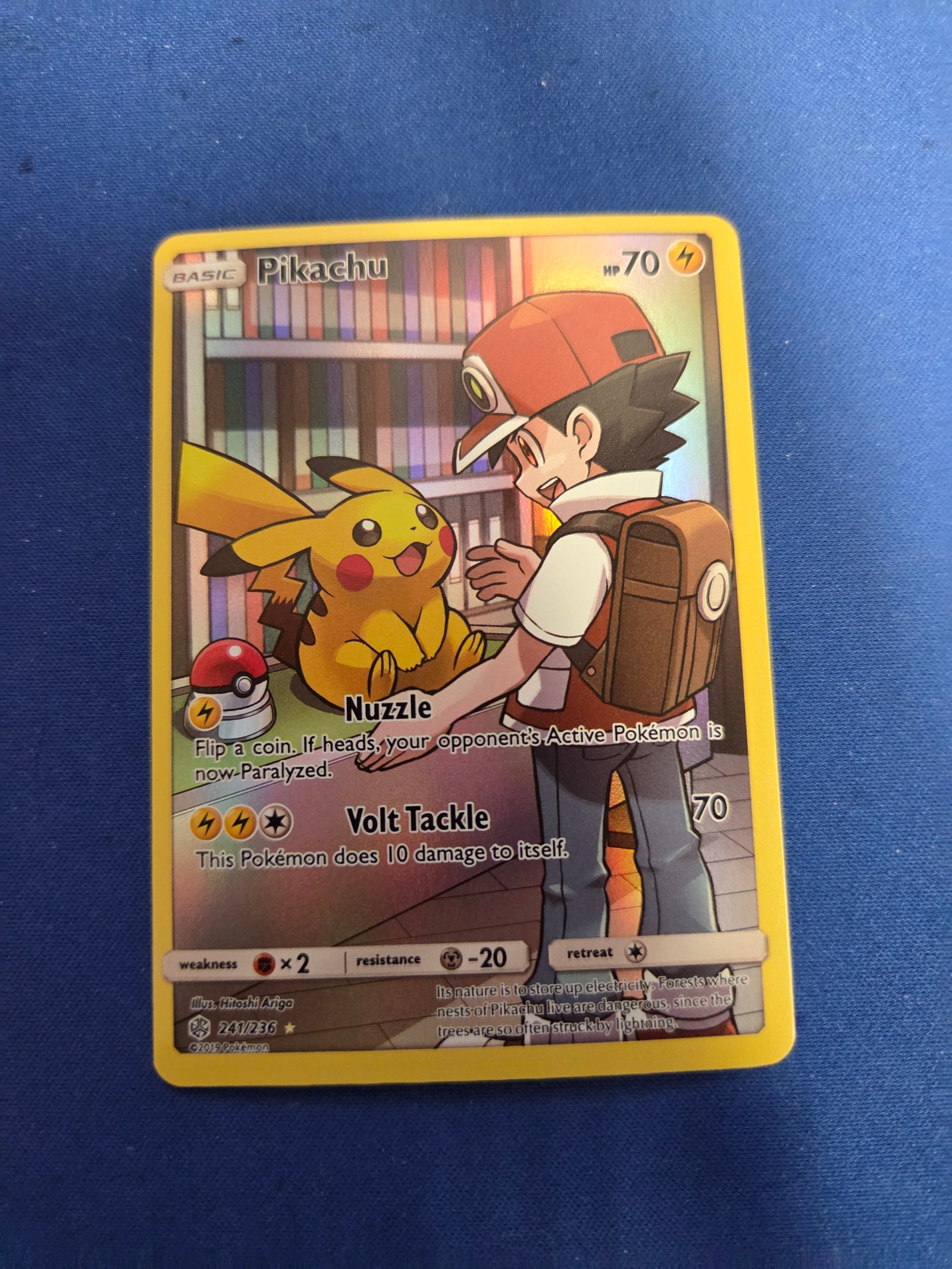 Pikachu (Secret) (241)/236 Secret Rare Holofoil (Cabinet-NM)