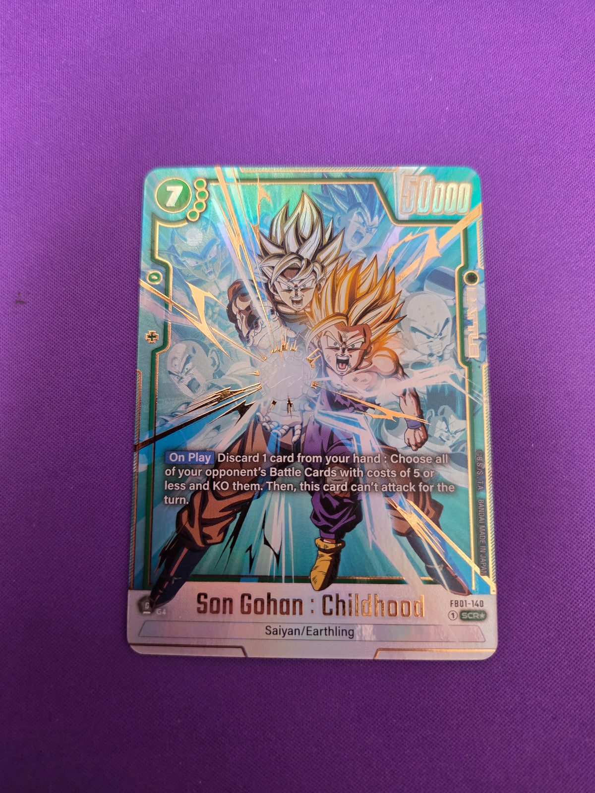 Son Gohan : Childhood - FB01-140 (Alternate Art) Awakened Pulse (Cabinet-NM)