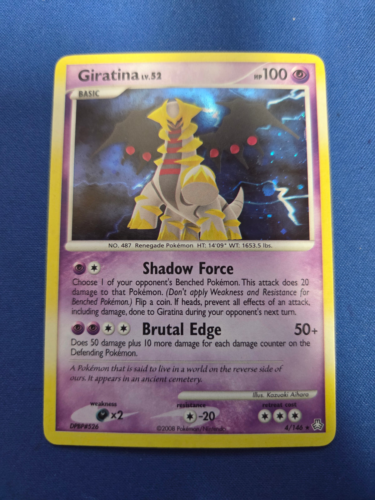 Giratina (4)/146 Legends Awakened Holo (Cabinet-LP)