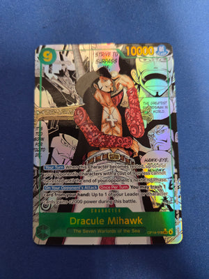 Dracule Mihawk (Manga) (OP14-119) - The Azure Sea's Seven Foil (Cabinet-NM)