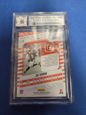 BGS 9 Joe Burrow #20 Game Worn Pants Photo Matched