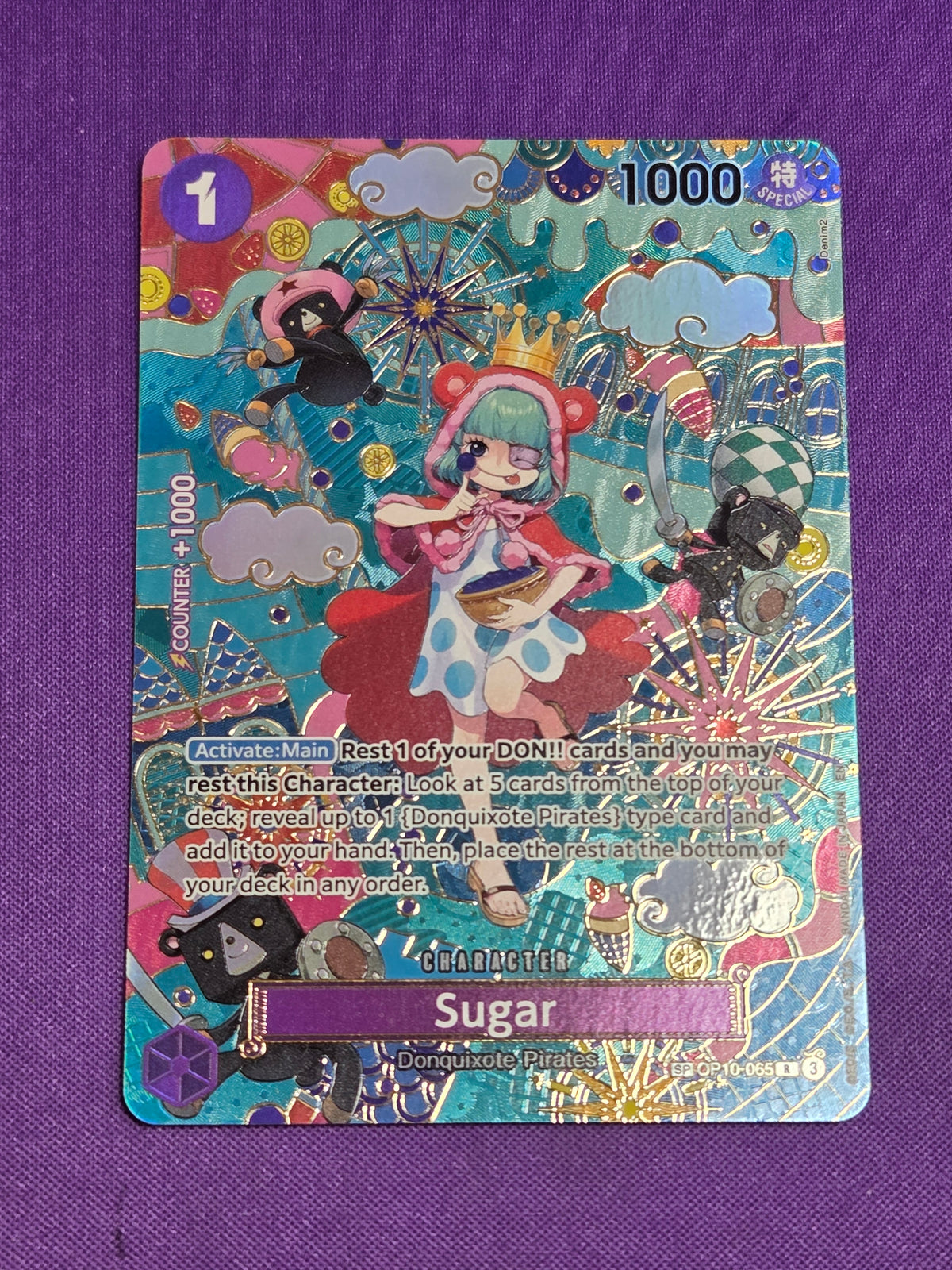 Sugar - OP10-065 (SP) - The Azure Sea's Seven Foil (Cabinet-NM)