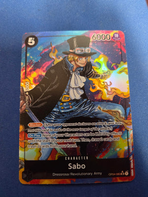 Sabo (Alternate Art) (OP04-083) - Kingdoms of Intrigue Foil (Cabinet-NM)