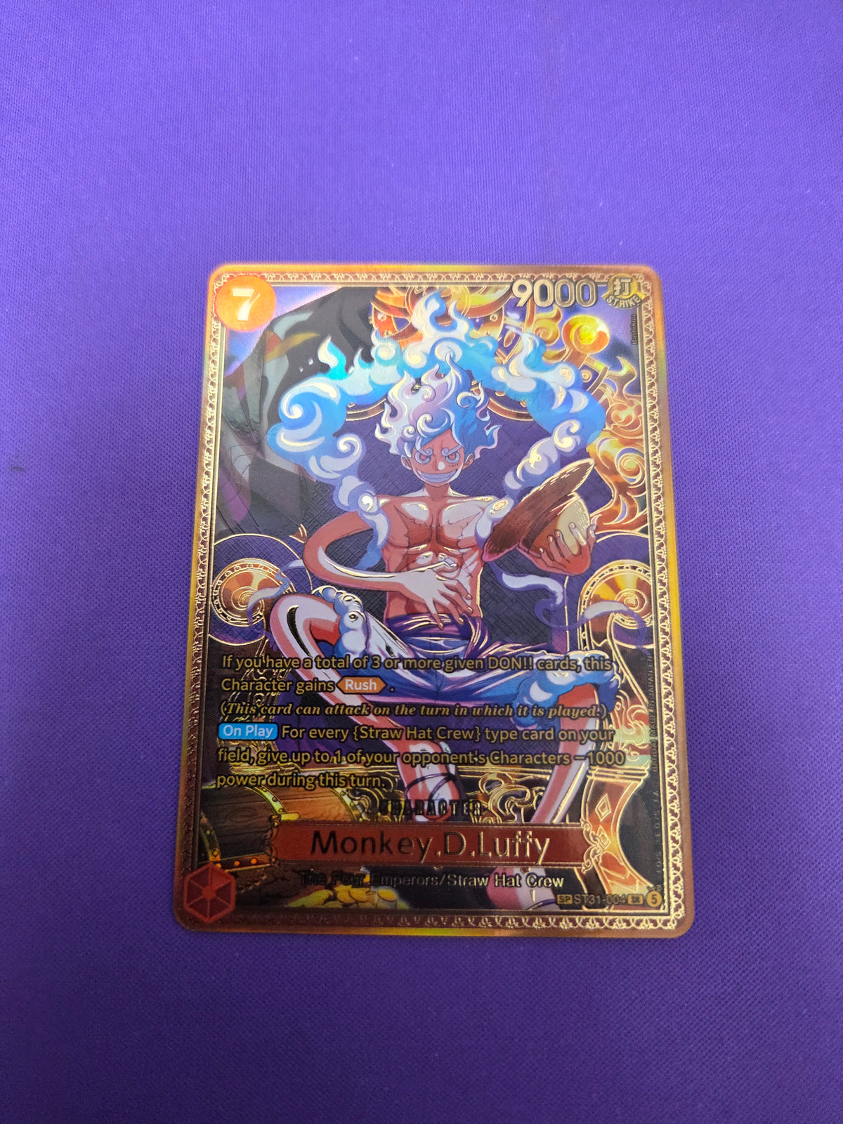 Monkey.D.Luffy (ST31-004) (SP) (ST31-004) - The World's Strongest Warriors Foil (Cabinet-NM))