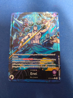 Enel (OP15-058) (Alternate Art) (OP15-058) - Adventure on Kami's Island Foil (Cabinet-NM)