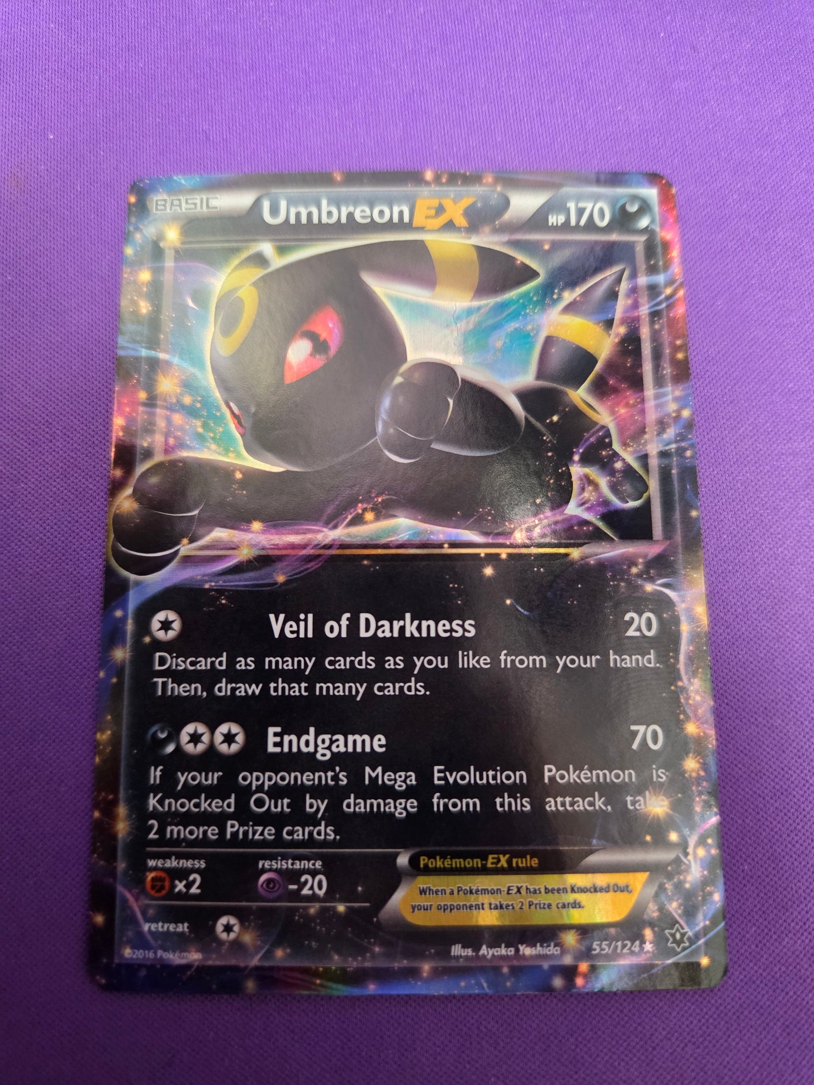 Umbreon EX (55)/124 Ultra Rare Holofoil (Cabinet-NM)