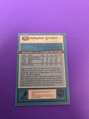 Wayne Gretzky #106 1981 O-Pee-Chee (cabinet)