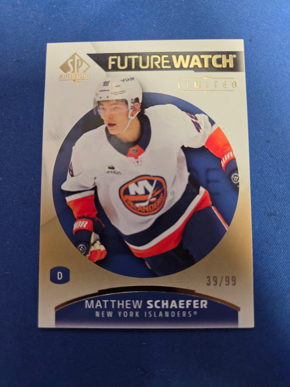 Matthew Schaefer Limited Gold Future Watch 39/99 #168  (cabinet-NM)