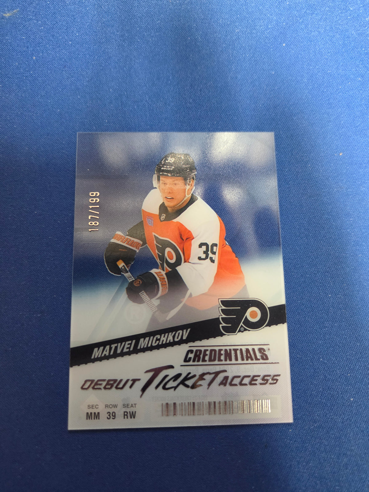 Matvei Mitchkov 187/199 #dtaa-mm debut ticket access (cabinet-NM)