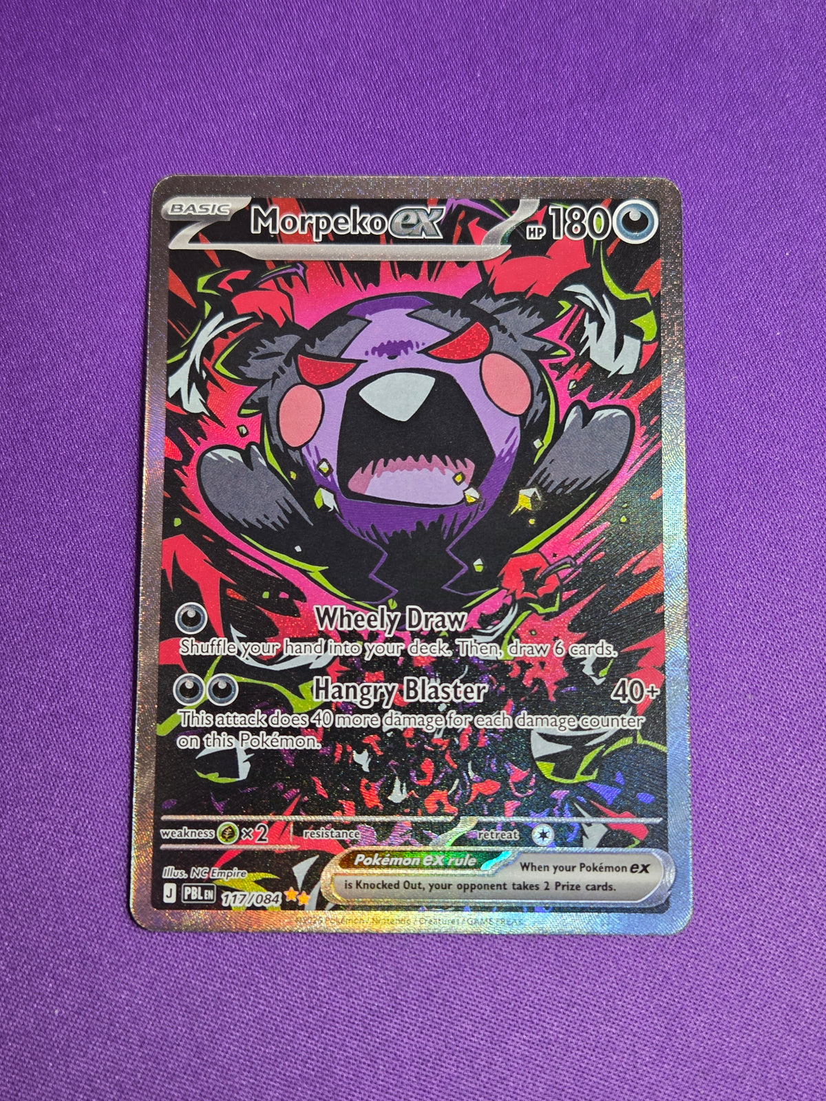 Morpeko ex - 117/084 Special Illustration Rare Holofoil (Cabinet-NM)