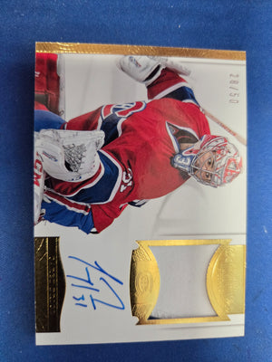 Carey Price #AP-CP 28/50 Patch Auto Panini Dominion (Cabinet-NM)