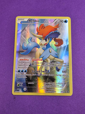 Lightly Played Keldeo - XY118/211 Promo Holofoil (Cabinet)