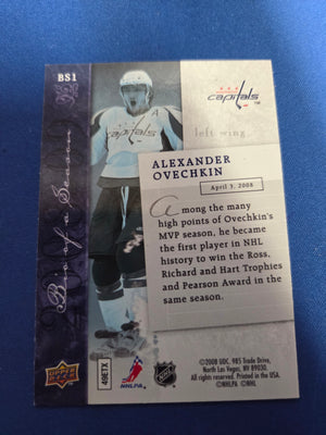 Alexander Ovechkin #BS1 Biography Of The Season (cabinet-NM)