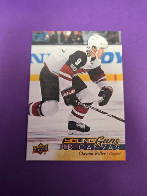 Clayton Keller #C110 Young Guns UD Canvas (Cabinet-NM)