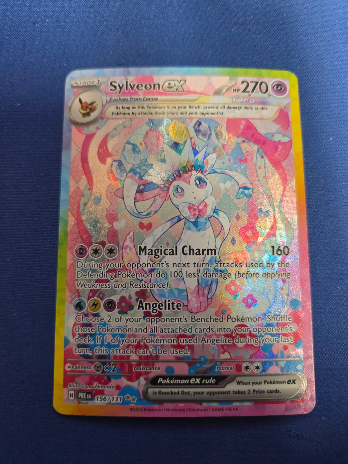 Sylveon ex - 156/131 (156) Special Illustration Rare Holofoil (Cabinet-NM)