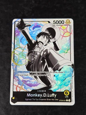 Monkey.D.Luffy (001) (Parallel) (ST29-001) - Egghead Foil (Cabinet-NM)