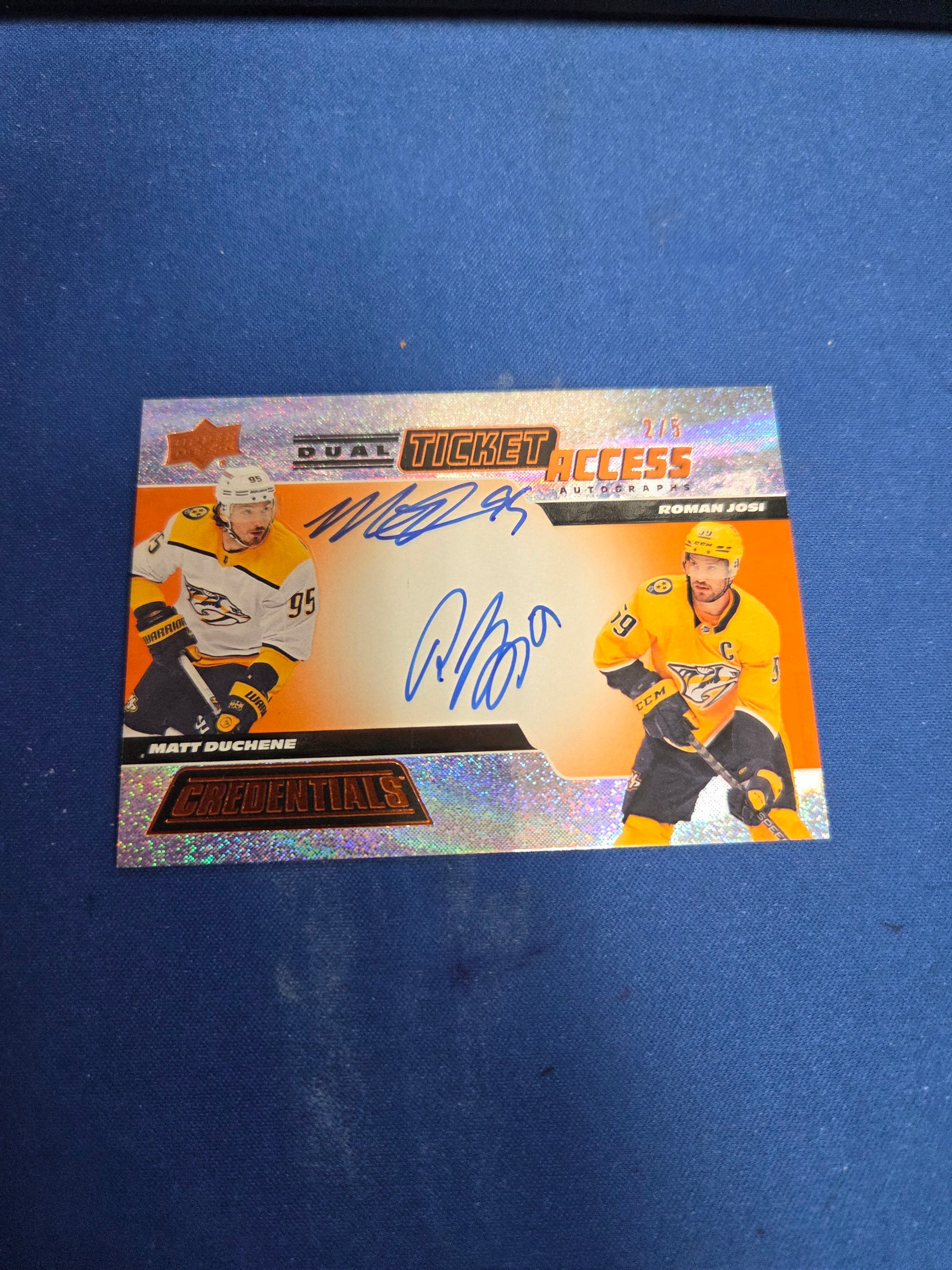 Matt Duchene / Roman Josi 2/5 #DTAAD-DJ (cabinet-NM)