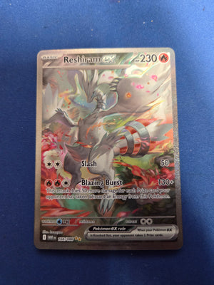 Reshiram ex - 166/086 (166) Special Illustration Rare Holofoil (Cabinet-NM)
