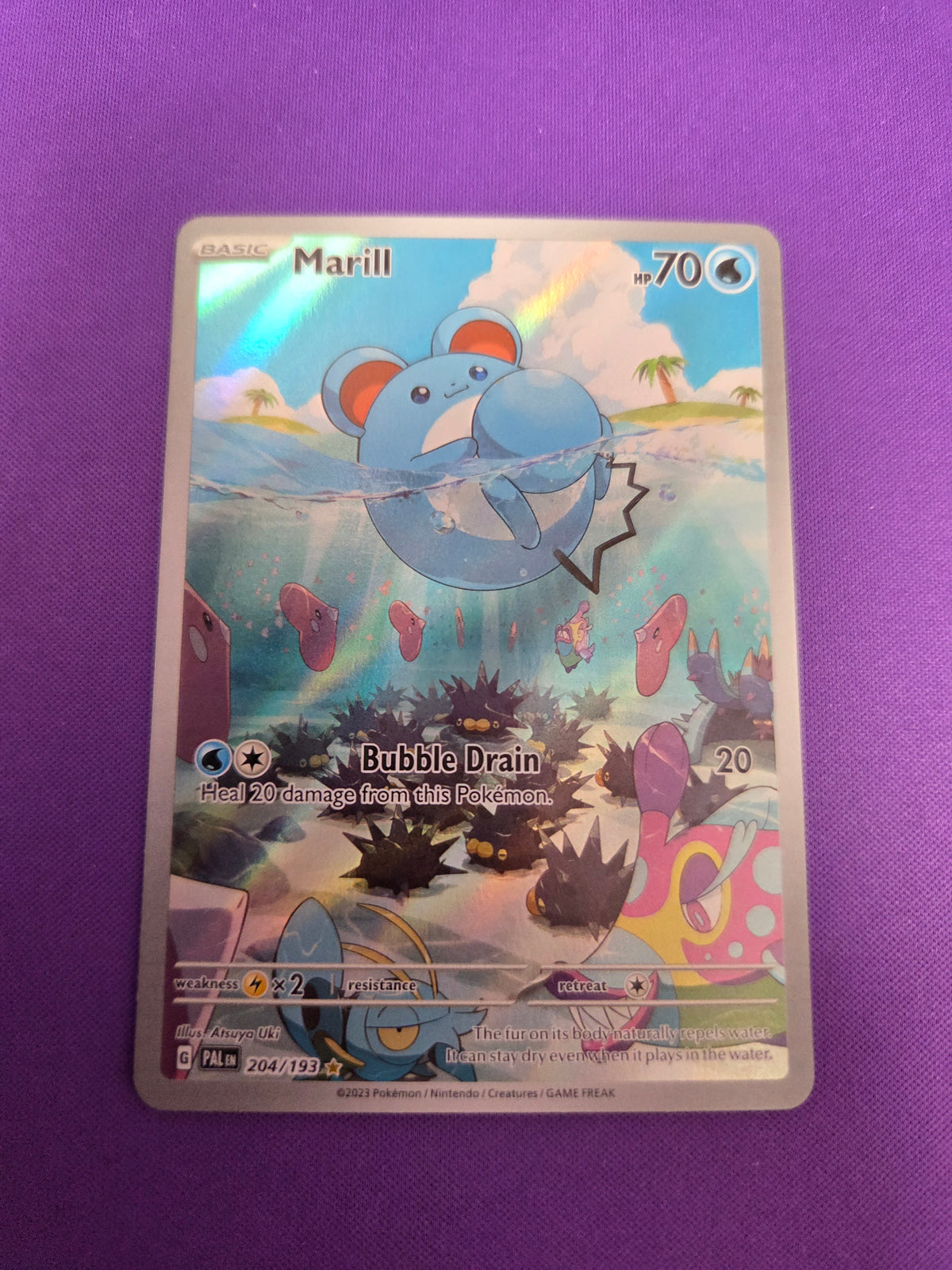 Marill - 204/193 (204) Illustration Rare Holofoil (Cabinet-NM)