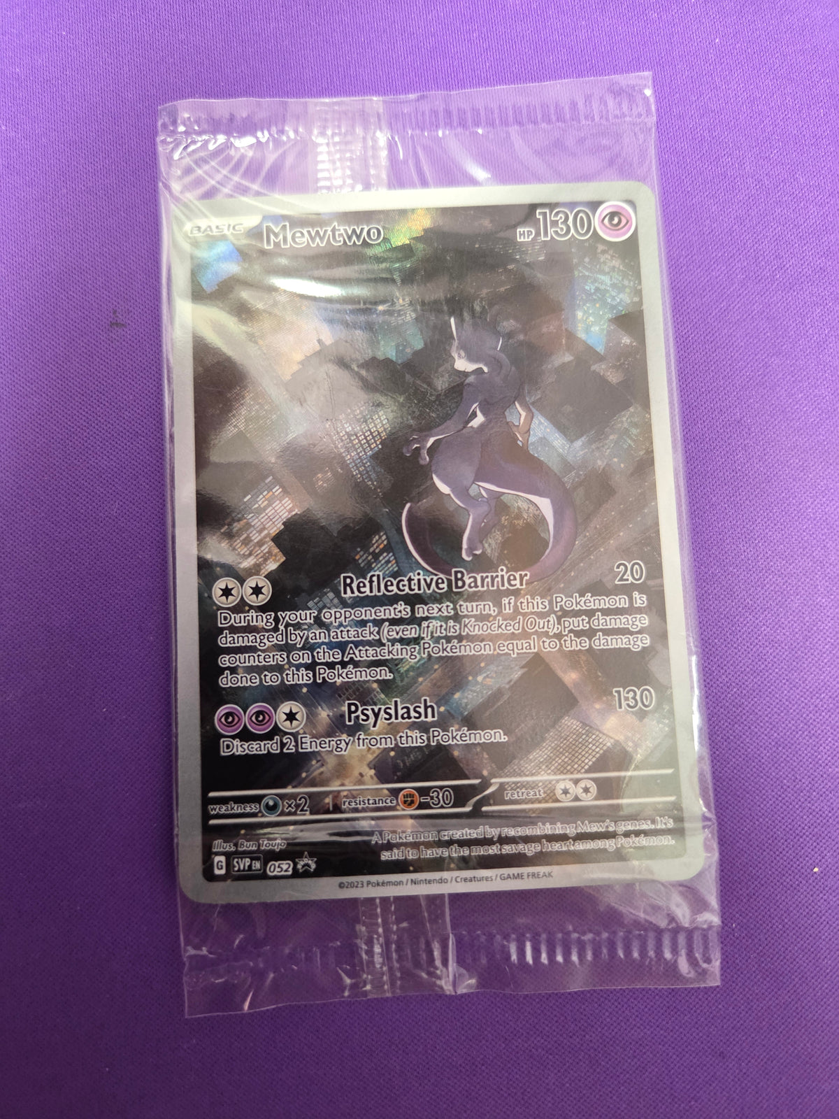 Mewtwo - 052 (52) Sealed Promo Holofoil (Cabinet-NM)