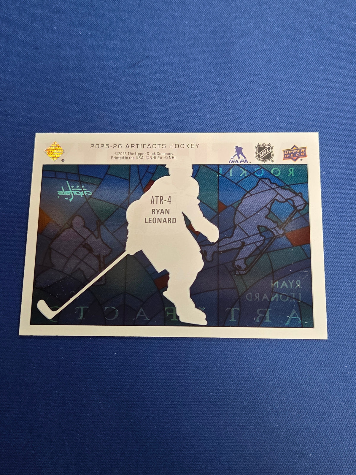 Ryan Leonard #ATR-4 Upper Deck Artifacts Antiquity Rookie (cabinet-NM)