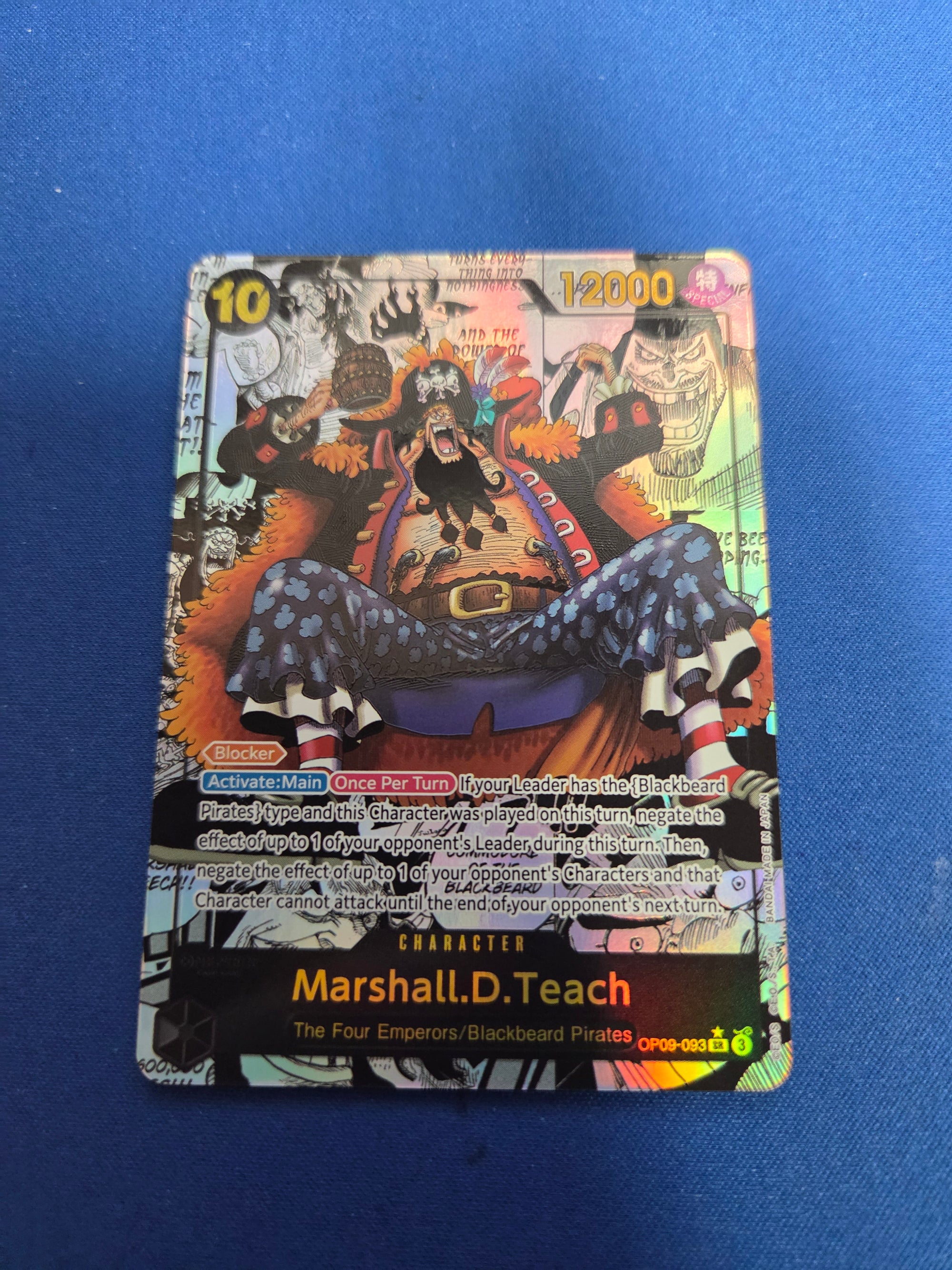 Marshall.D.Teach (Manga) (OP09-093) - Emperors in the New World Foil (Cabinet-NM)
