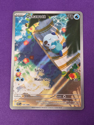 Oshawott - 105/086 (105) Illustration Rare Holofoil (Cabinet-NM)