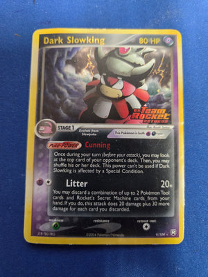 Heavily Played Dark Slowking- 9/109 (EX Team Rocket Returns) Holo Rare Reverse Holofoil (Cabinet-HP)