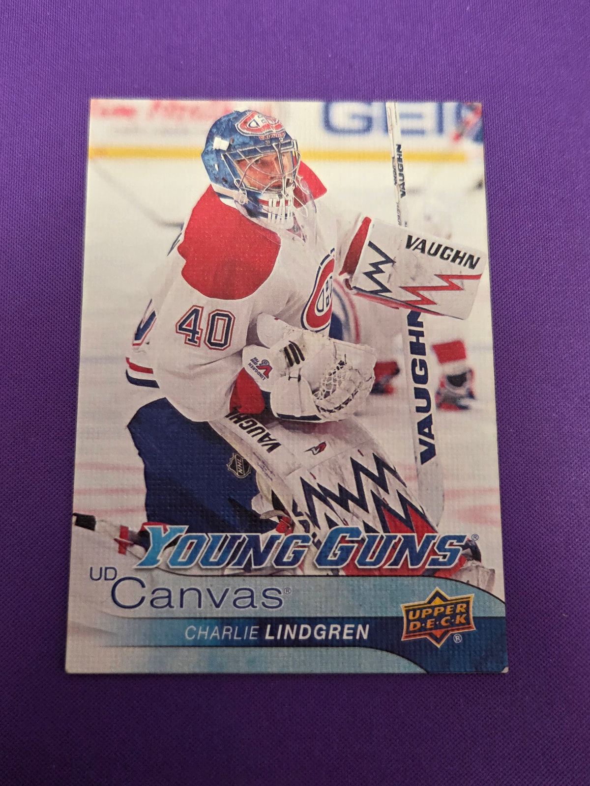 Charlie Lindgren UD Canvas Young Guns #C104 (Cabinet-NM)