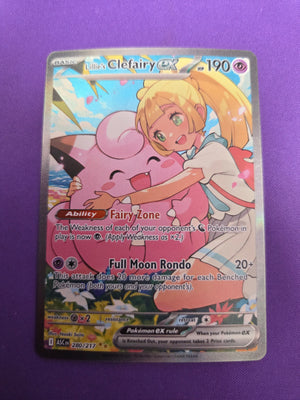Lillie's Clefairy ex - 280/217 Ascended Heroes SIR (Cabinet-NM)