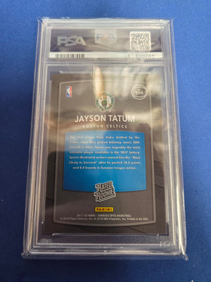 Psa 10 Jayson Tatum #198 Rookie Panini Donruss Optic (Cabinet)