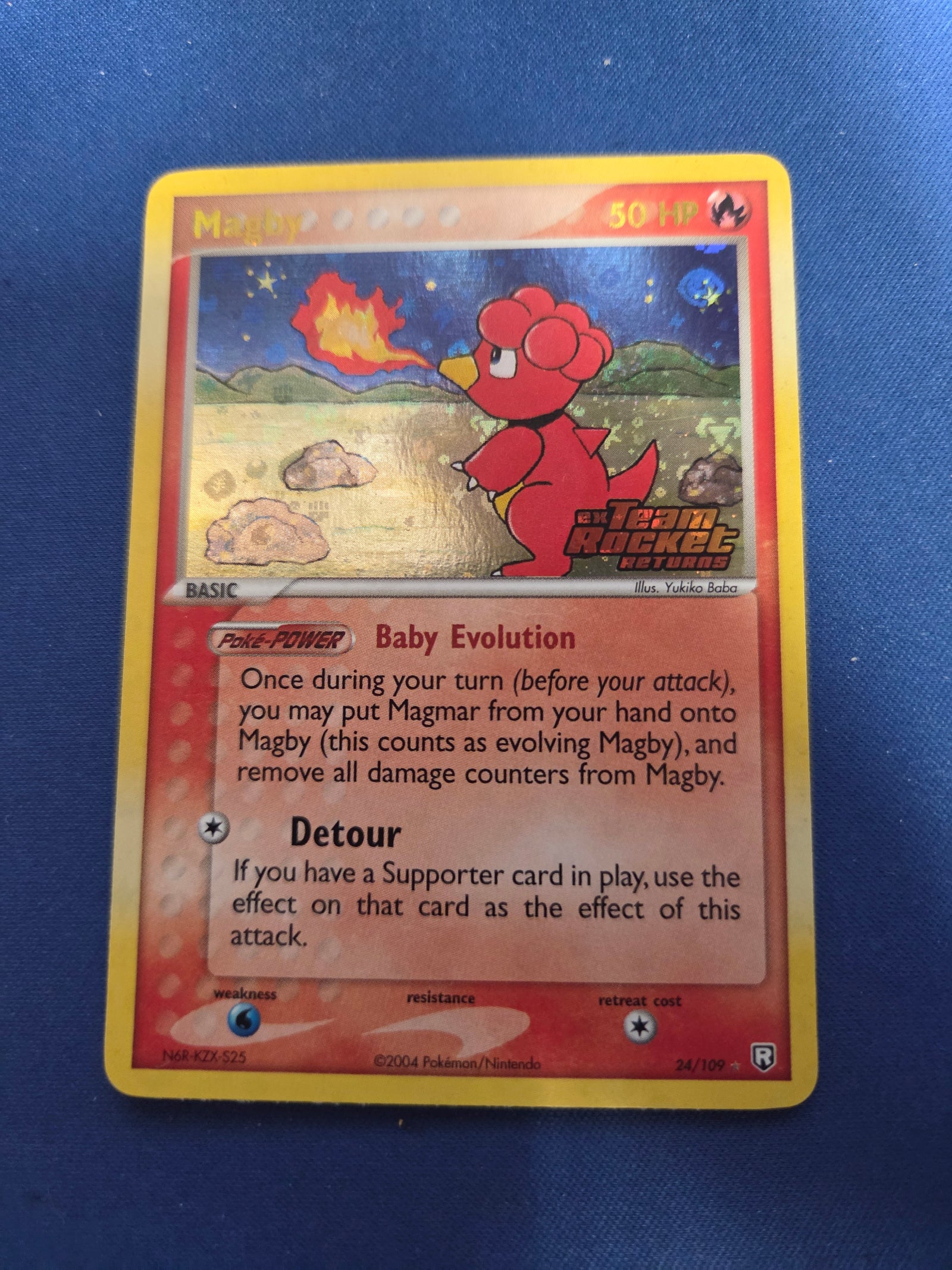 Magby (24)/109 Rare Reverse Holofoil (Cabinet-NM)