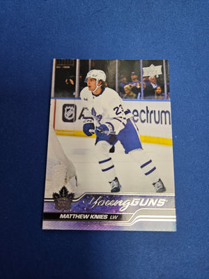 Matthew Knies young guns #222 Near Mint