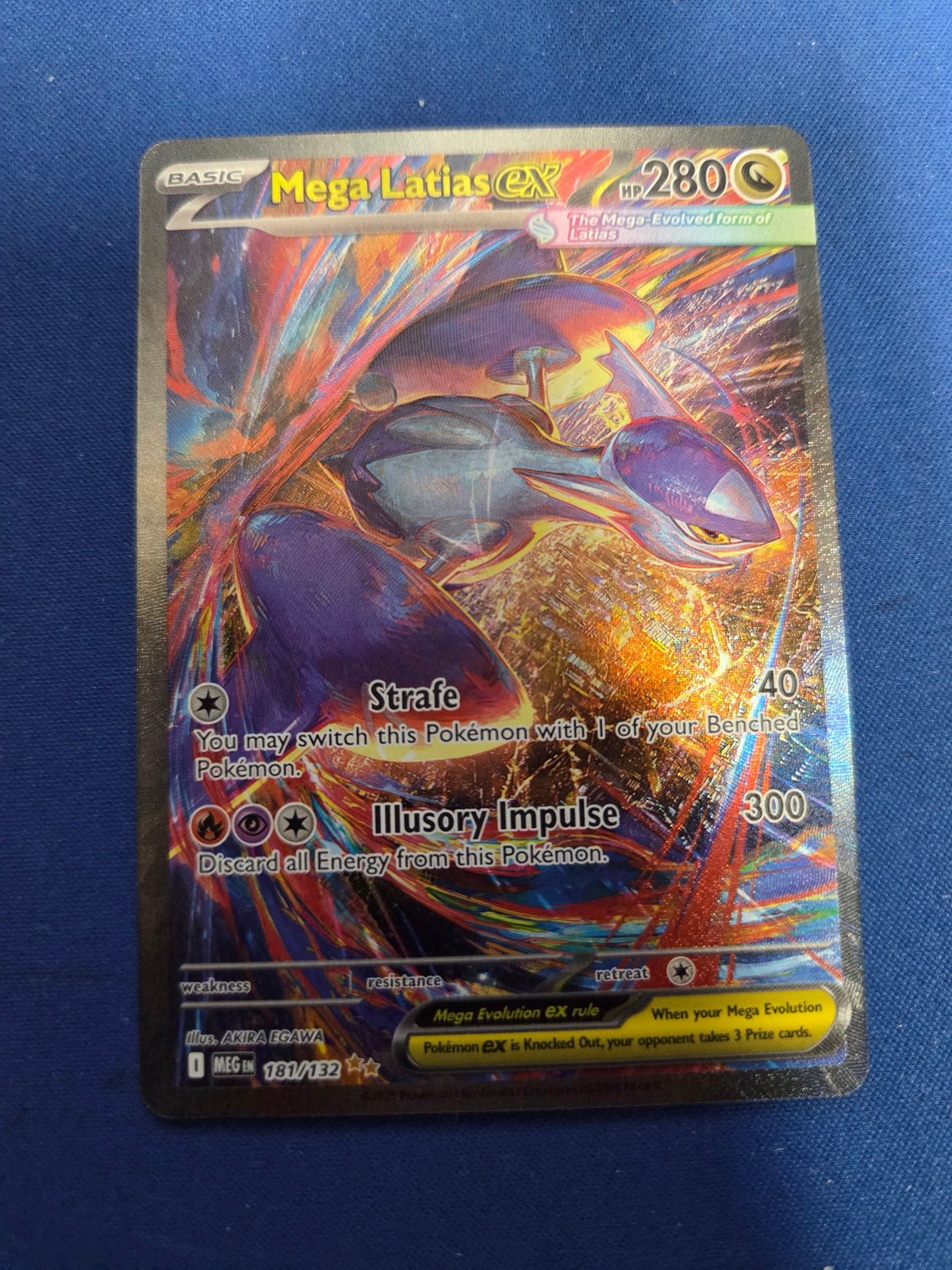 Mega Latias ex - 181/132 (181) Special Illustration Rare Holofoil (Cabinet-NM)