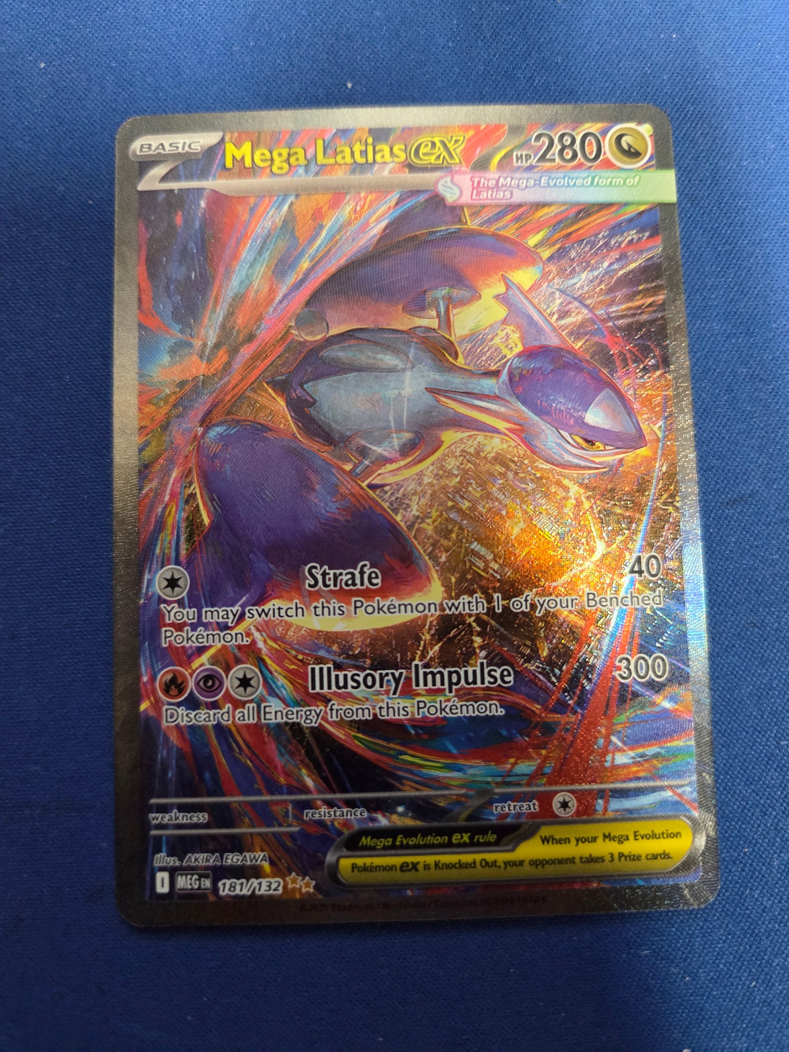 Mega Latias ex - 181/132 (181) Special Illustration Rare Holofoil (Cabinet-NM)