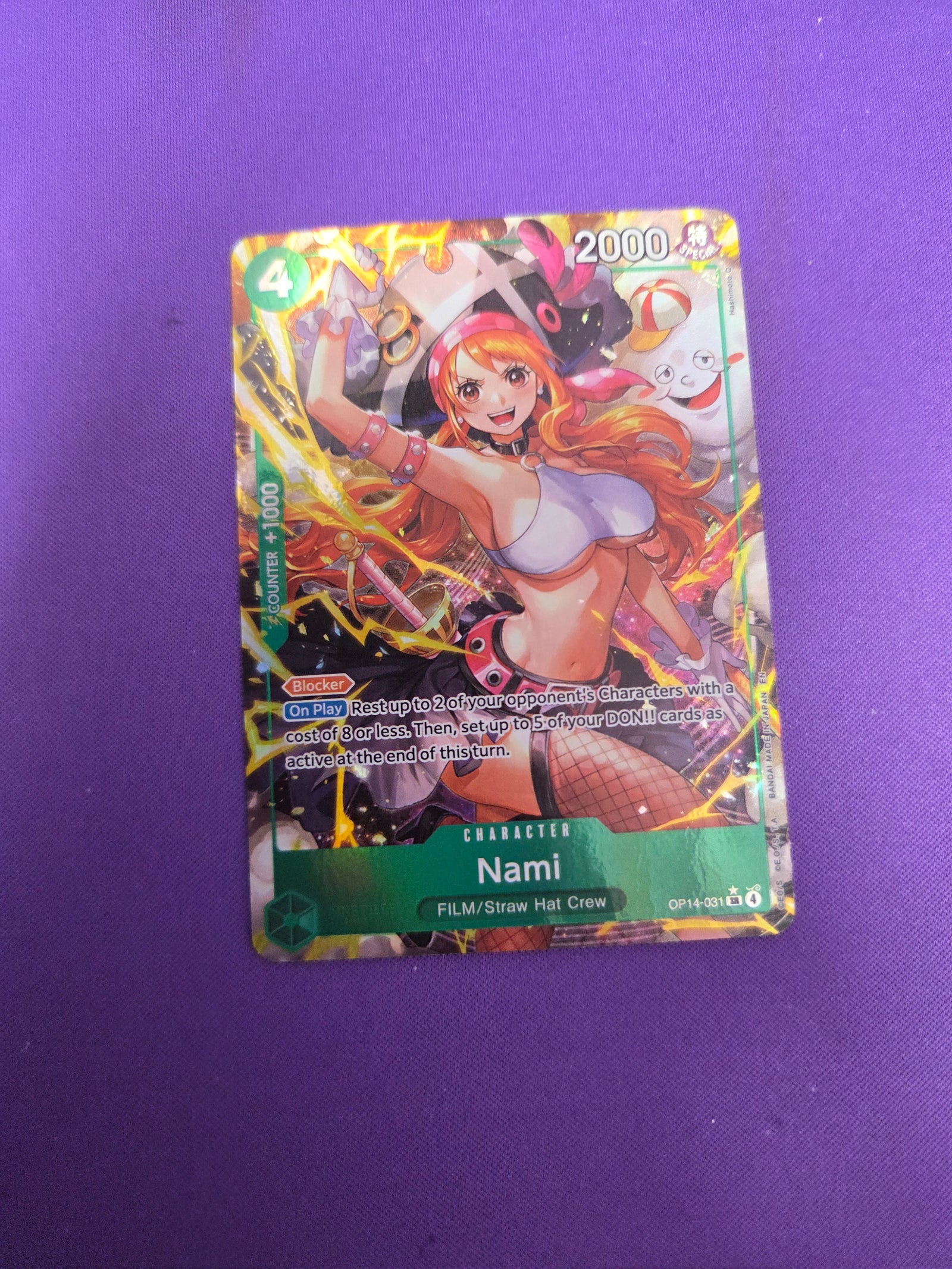Nami (Alternate Art) (OP14-031) - The Azure Sea's Seven Foil (Cabinet-NM)