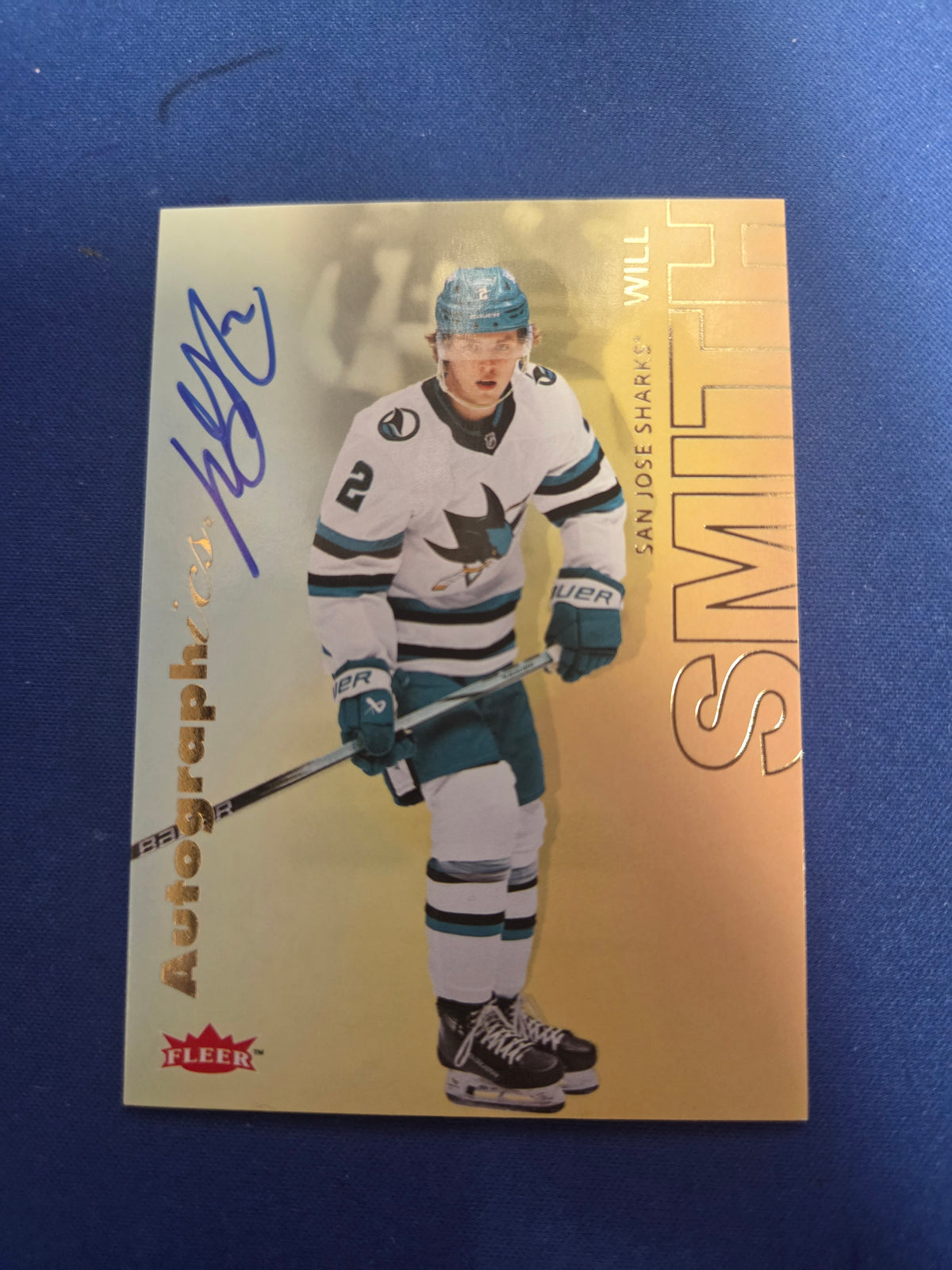 Will Smith Fleer Autographics #A-WS (cabinet-NM)