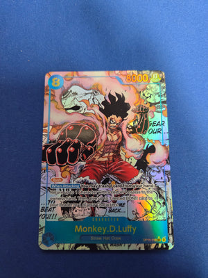 Monkey.D.Luffy (118) (Manga) (OP11-118) - A Fist of Divine Speed Foil (Cabinet-NM)
