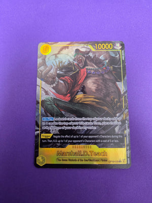 Marshall.D.Teach (119) (Alternate Art) (OP16-119) - The Time of Battle Foil (Cabinet-NM)