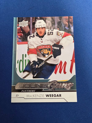 Mackenzie Weegar #459 Young Guns Upper Deck Series 2 (Cabinet-NM)