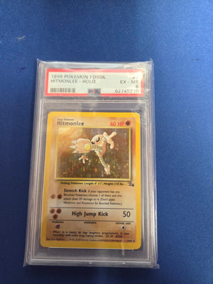 PSA 6 Hitmonlee #7 Pokémon fossil (Cabinet)