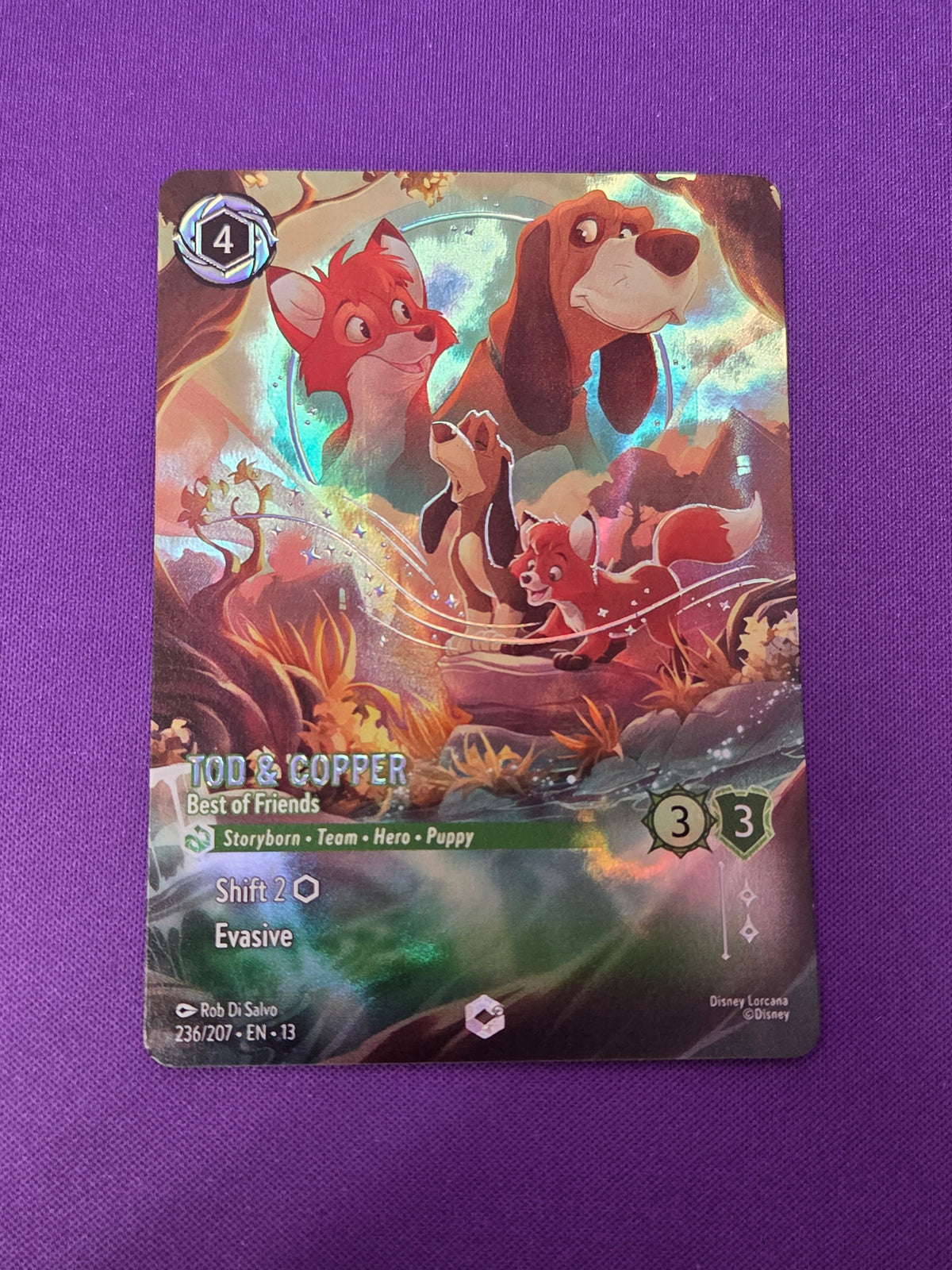 Tod & Copper - Best of Friends (Enchanted) Attack of the Vine! #236 (Cabinet-NM)