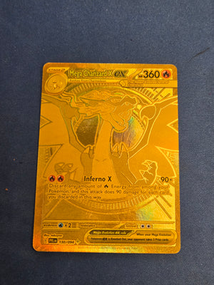 Mega Charizard X ex - 130/094 Mega Hyper Rare Holofoil (Cabinet-NM)