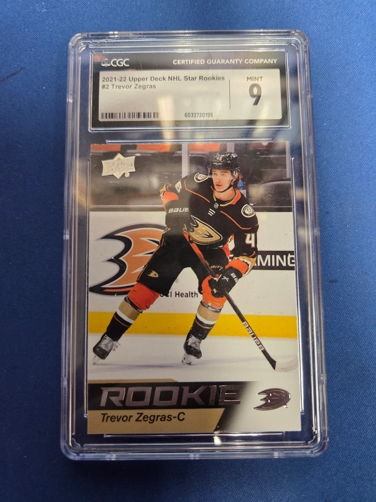 CGC 9 Trevor Zegras NHL Star Rookies #2 (Cabinet)
